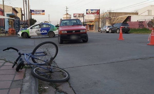 Atropellaron a una ciclista menor de edad
