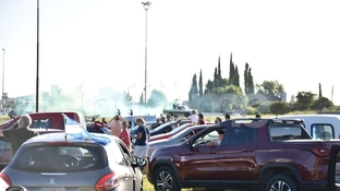 Numerosa caravana en Olavarr a por el D a de la Militancia Infoeme