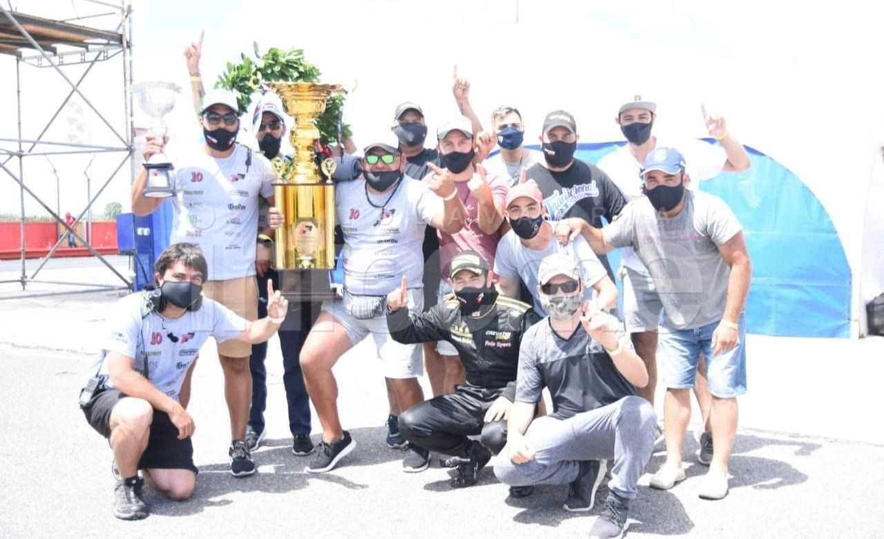 Daniel Crevatín logró el título en la Clase 1 del Turismo Pista